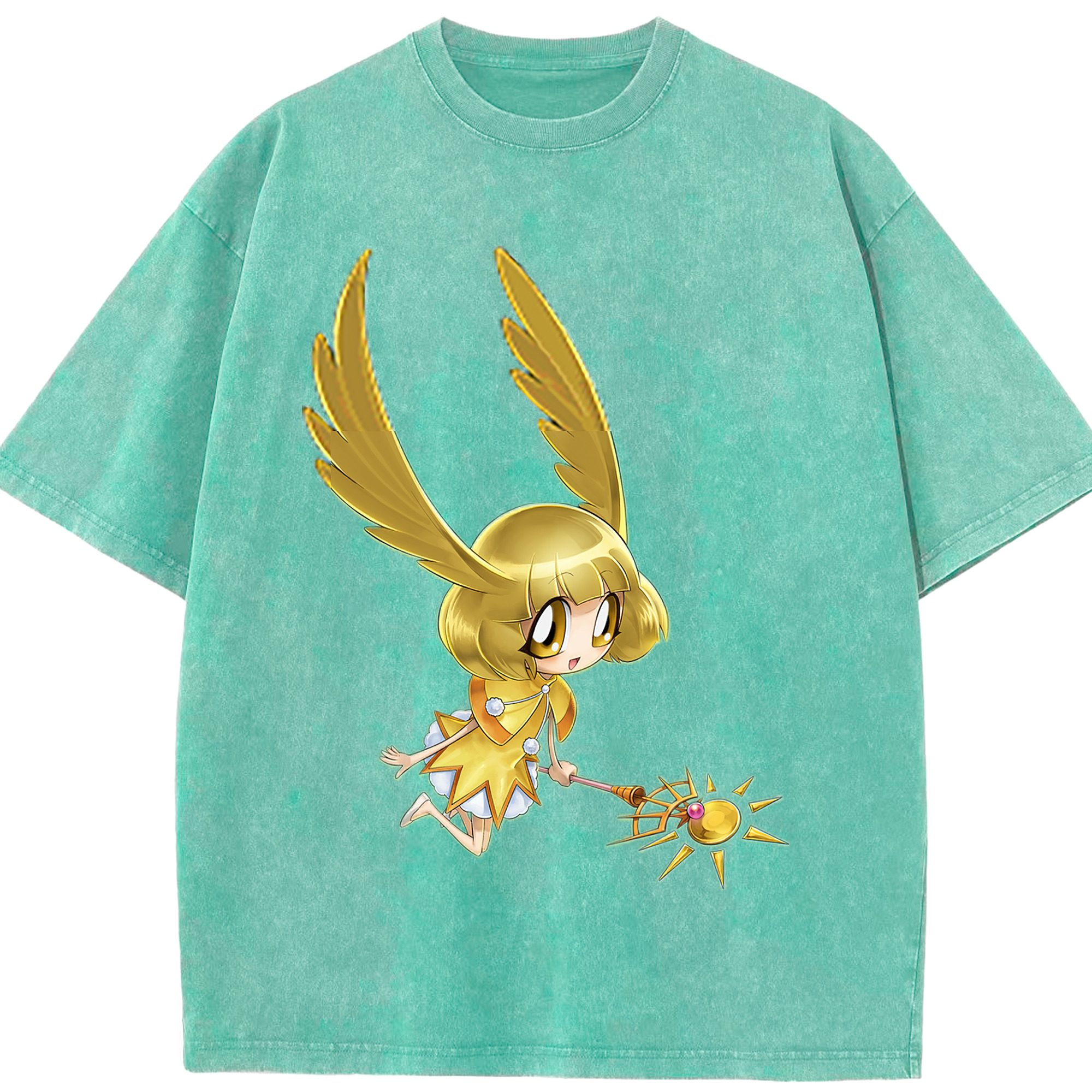 （画像用） 遊☆戯☆王 Yu-Gi-Oh! 綿100% ヴィンテージ風 半袖Tシャツ（フロントプリント）